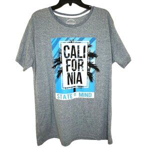 Premium Basics Dikotomy Standard Fit California State Of Mind Dark Blue T Shirt